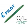 Esferografica pilot supergrip g verde retratil sujeicao de borracha tinta base de oleo