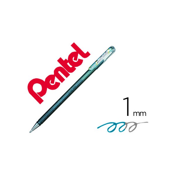 Roller pentel k110 dual metallic cor prata