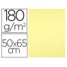 Cartolina liderpapel 50x65 cm 180 gr amarelo medio pack de 25 unidades