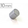 Iman extra forte para fixacao ideal para quadro magnetico 10 mm prateado blister de 2 unidades