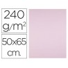 Cartolina liderpapel 50x65 cm 240 gr rosa pack de 25 unidades