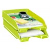 Tabuleiro de secretaria cep plastico verde 257x348x66 mm