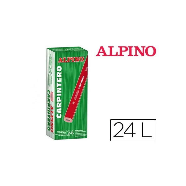 Lapis alpino carpinteiro caixa de 24 unidades