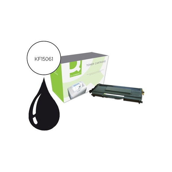 Toner q connect compativel brother tn2110 hl 2140 2150 2170 preto 1500 pag