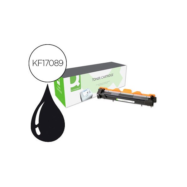 Toner q connect compativel brother tn2010 hl 2130 2132 2135 preto 1000 pag