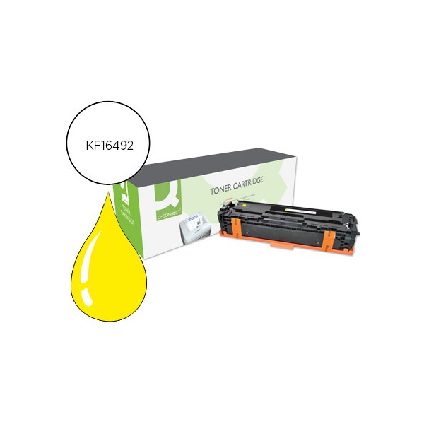 Toner q connect compativel hp cf212a cor laserjet m251n 251nw 276n 276nw amarelo 1800 pag