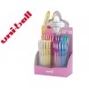 Roller uni ball um 120 signo 07 mm tinta gel expositor d e 48 cores pastel