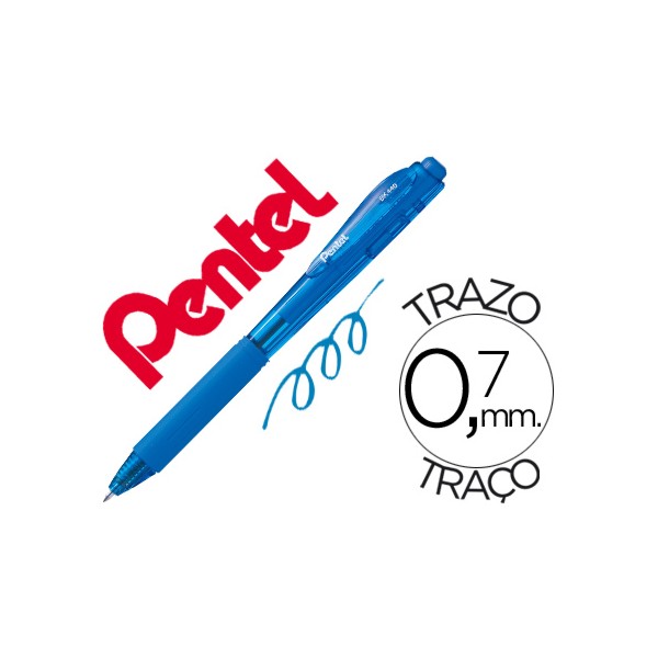 Esferografica retratil pentel bk440 azul ceu