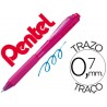 Esferografica retratil pentel bk440 rosa