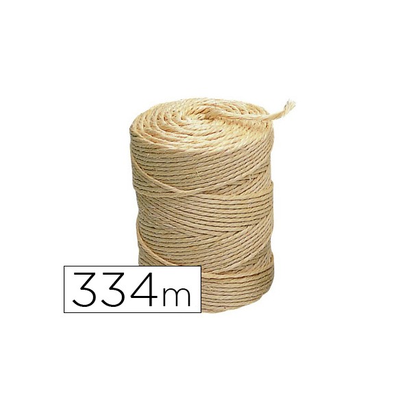 Corda sisal 3 cabos liderpapel rolo 2kg