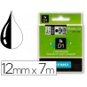 Fita dymo preto transparente 12 mm x7 mt d1