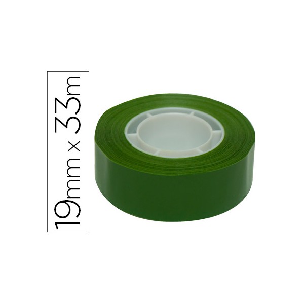 Fita adesiva apli 33 mt x 19 mm cor verde