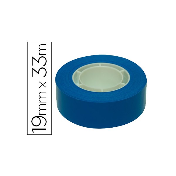 Fita adesiva apli 33 mt x 19 mm cor azul