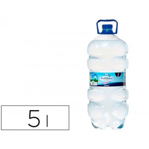 Agua mineral natural fuente primavera garrafa de 5l