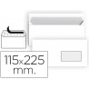 Envelope liderpapel americano branco 115x225 mm tira de silicone janela direita pack de 25 unidades