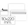 Envelope liderpapel americano branco 110x220 mm tira de silicone pack de 25 unidades