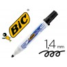 Marcador bic velleda para quadro branco cor preto ponta redonda 13 mm