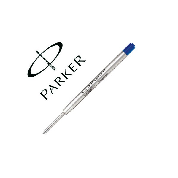 Recarga esferografica parker azul fino