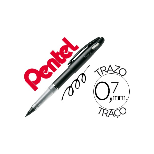 Marcador pentel tradio stylo trj50 preto