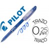 Esferografica pilot frixion ponta fina azul