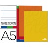 Caderno agrafado liderpapel din a5 80 f pautado 60gr