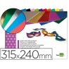 Bloco trabalhos manuais liderpapel cartolina metalizada 210x297 mm 10 f 250gr cores sortidas