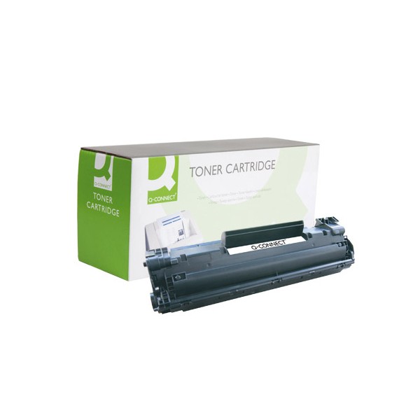 Toner q connect compativel hp cb436a laserjet p1505n m1120mfp m1522mfp mfp 2000pag