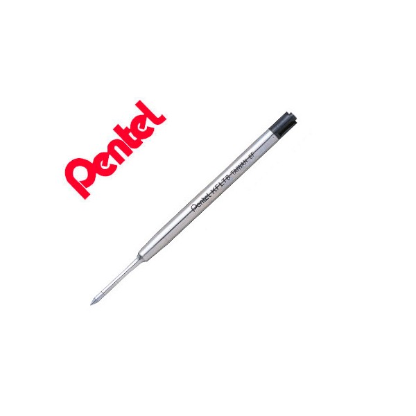 Recarga pentel kfl8 a tinta cor preta para ball point pentel sterling b810 e b811 b460 b800 b610