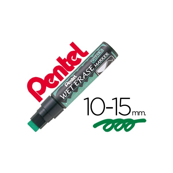 Marcador pentel wet erase 56 verde