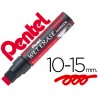 Marcador pentel wet erase 56 vermelho