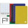 Caderno espiral liderpapel capa dura 80 fls5 cores sortidas folio quadriculado 4 mm 60 gr