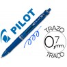 Esferografica pilot acroball azul tinta oleo ponta de esfera de 10mm retratil