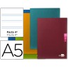 Caderno escolar liderpapel scriptus 48 folhas din a5 pautado larga 35 papel 90 gr