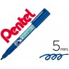 Marcador pentel nn50 permanente ponta redonda azul