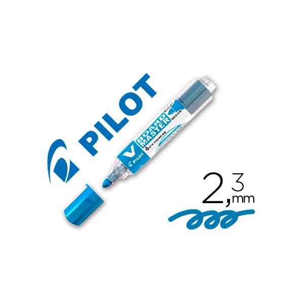 Marcador pilot board master para quadro branco azul tinta liquida traco 23mm