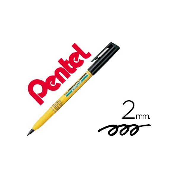 Marcador pentel nm10 p tecido preto