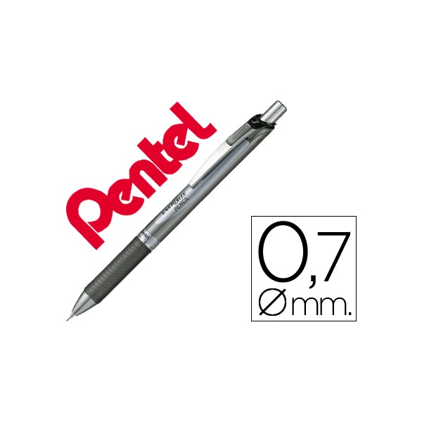 Lapiseira pentel pl77 07 mm preto