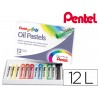 Pastel de oleo pentel arts 12 cores