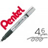 Marcador pentel mmp20 paint vidro e plastico prata