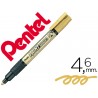 Marcador pentel mmp20 paint vidro e plastico ouro