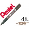 Marcador pentel mmp20 paint vidro e plastico castanho