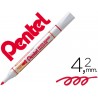 Marcador pentel mw85 quadros brancos 42 mm vermelho