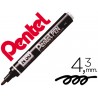 Marcador pentel n50 permanente preto 43 mm