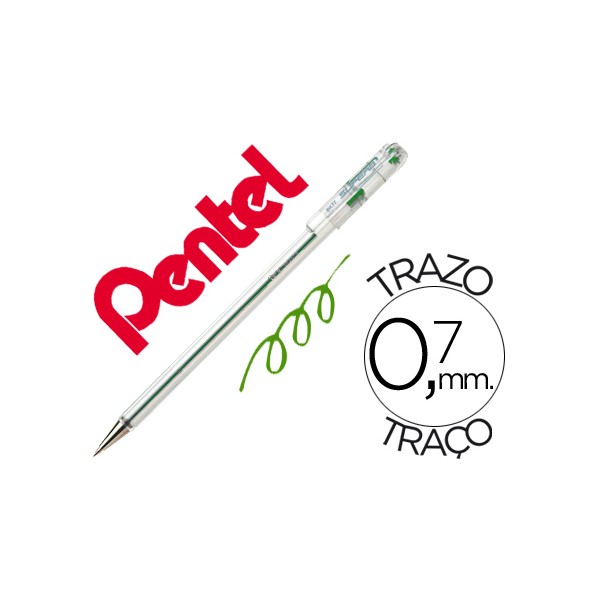 Esferografica pentel bk77 verde