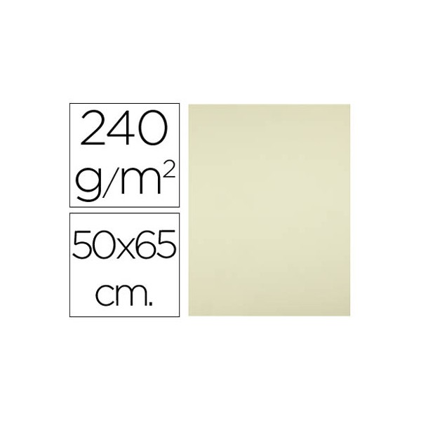 Cartolina liderpapel 50x65 cm 240 gr amarelo claro