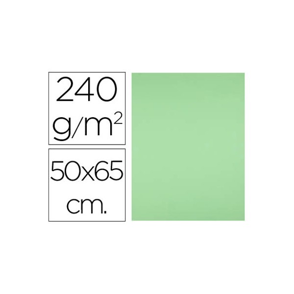 Cartolina liderpapel 50x65 cm 240 gr verde pistacho