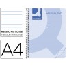 Caderno espiral q connect din a4 80fls 70 gr pautado 8 mm pplenoazul