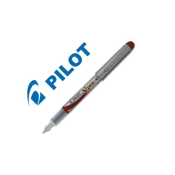 Caneta pilot v pem silver vermelho svp 4wr