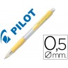 Lapiseira pilot super grip amarelo 05 mm com grip