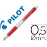 Lapiseira pilot super grip vermelho 05 mm com grip